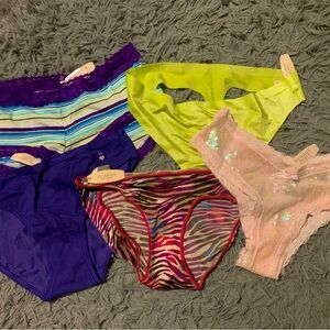 Victoria’s Secret Panties Lot - 7 Pairs Size L New With Tags